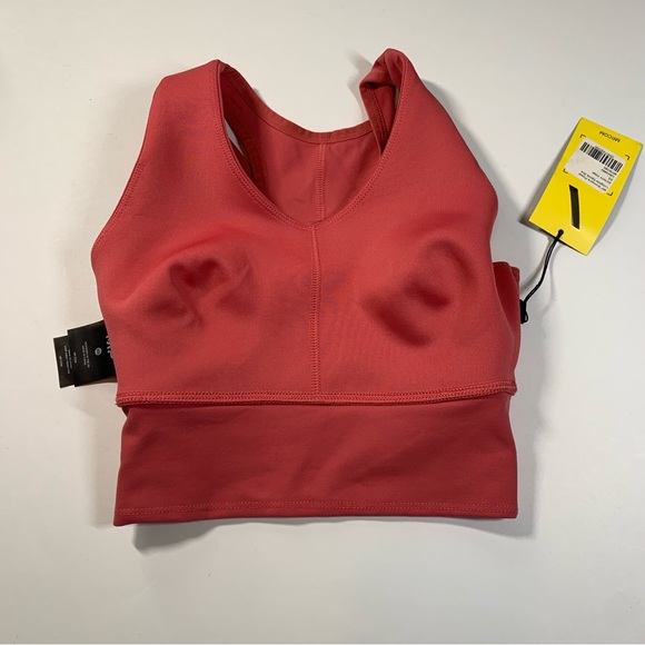 XS MP Women's Power Longline Sports Bra - Berry Pink - Picture 12 of 15